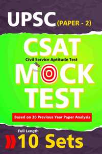 UPSC CSAT Paper 2 Mock Tests for 2022 | 10 Tests with Solution
