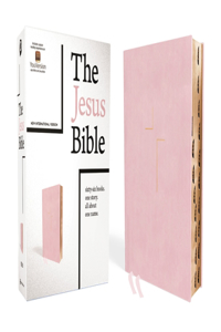 Jesus Bible, NIV Edition, Leathersoft Over Board, Pink, Indexed, Comfort Print