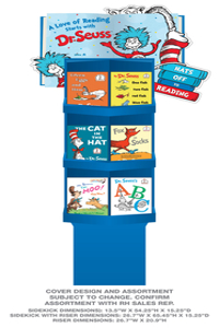 Dr. Seuss's Hats Off to Reading 36-Copy Sidekick Display