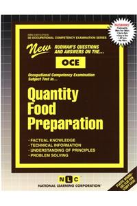 Quantity Food Preparation