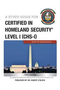 Certified in Homeland Security Level 1
