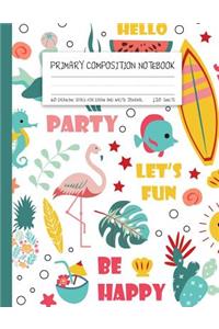 Primary Composition Notebook Draw and Write Journal