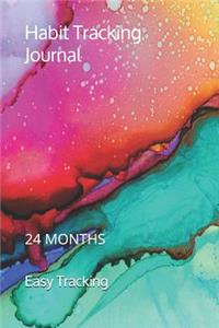 Habit Tracking Journal: 24 Months