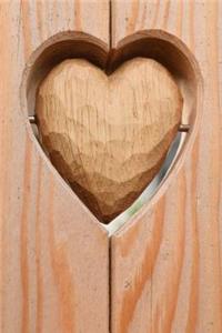 Spinning Wooden Heart Journal