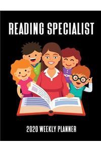 Reading Specialist 2020 Weekly Planner
