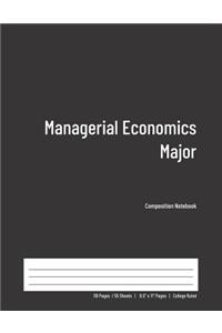 Managerial Economics Major Composition Notebook