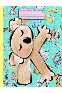 K Composition Notebook