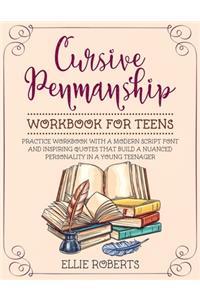Cursive Penmanship Workbook for Teens