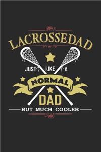 Lacrosse dad: 6x9 Lacrosse - lined - ruled paper - notebook - notes