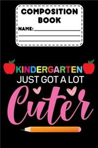 Composition Book Kindergarten Just Got A Lot Cuter