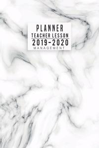 Teacher Lesson Planner 2019-2020 Management