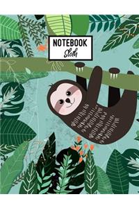 Sloth Notebook