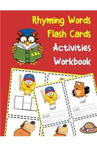 Rhyming Words Flash Cards Activities Workbook