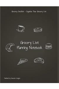 Grocery List Planning Notebook