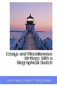 Essays and Miscellaneous Writings