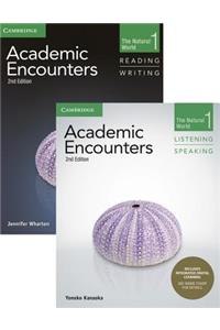 Academic Encounters Level 1 2-Book Set (R&W Student's Book with WSI, L&S Student's Book with Integrated Digital Learning)