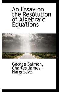 An Essay on the Resolution of Algebraic Equations