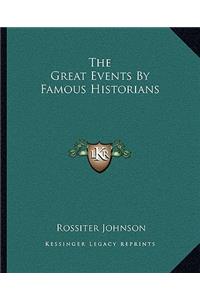 The Great Events By Famous Historians