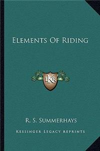 Elements of Riding