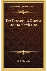 The Theosophist October 1887 to March 1888