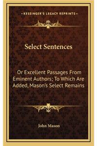 Select Sentences