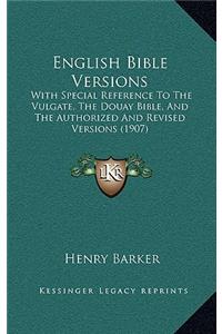 English Bible Versions