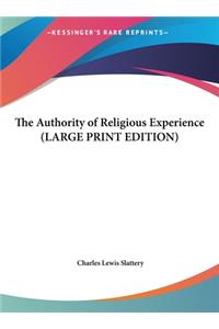 The Authority of Religious Experience