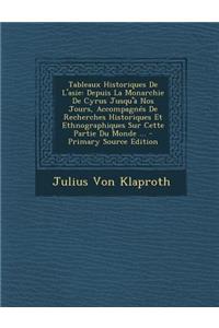 Tableaux Historiques de L'Asie