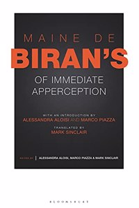 Maine de Biran's 'of Immediate Apperception'