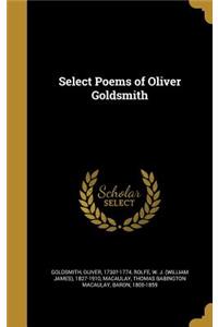 Select Poems of Oliver Goldsmith