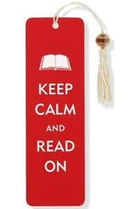 Beaded Bkmk Keep Calm/Read on