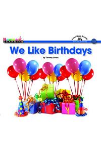We Like Birthdays Shared Reading Book (Lap Book)