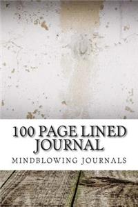 100 Page Lined Journal