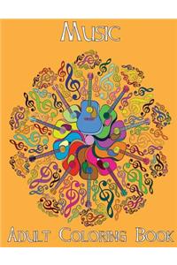 Adult Coloring Books: Music