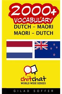 2000+ Dutch - Maori Maori - Dutch Vocabulary