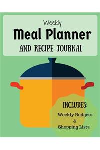 Weekly Meal Planner and Recipe Journal