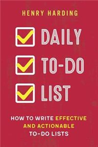 Daily To-Do List