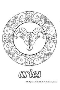 Color My Cover Notebook (Aries)