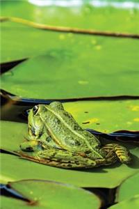 Lillypad Frog Any Day Planner Notebook