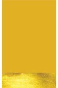 Medallion Gold Dipped Notebook