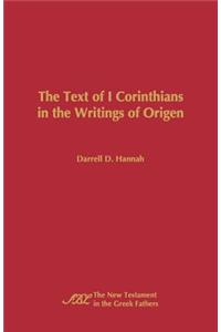 Text of 1 Corinthians in the Writings of Origen