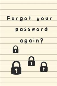 Forgot your password again?
