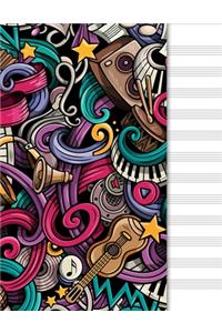 Blank Music Sheet Notebook