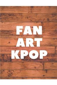 Sketchbook for fan art kpop