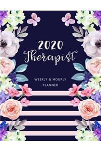 2020 Therapist Weekly Hourly Planner