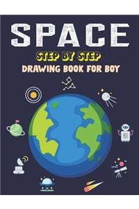 Space Step by Step Drawing Book for Boy