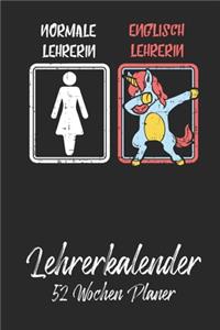 Lehrerkalender 52 Wochen Planer
