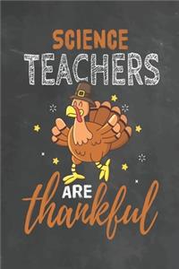 Science Teachers Are Thankful