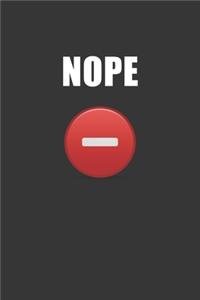 Nope Notebook
