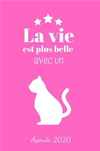 Agenda 2020 La vie est plus belle avec un chat